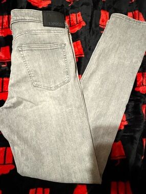 Express Gray Slim Skinny Jeans